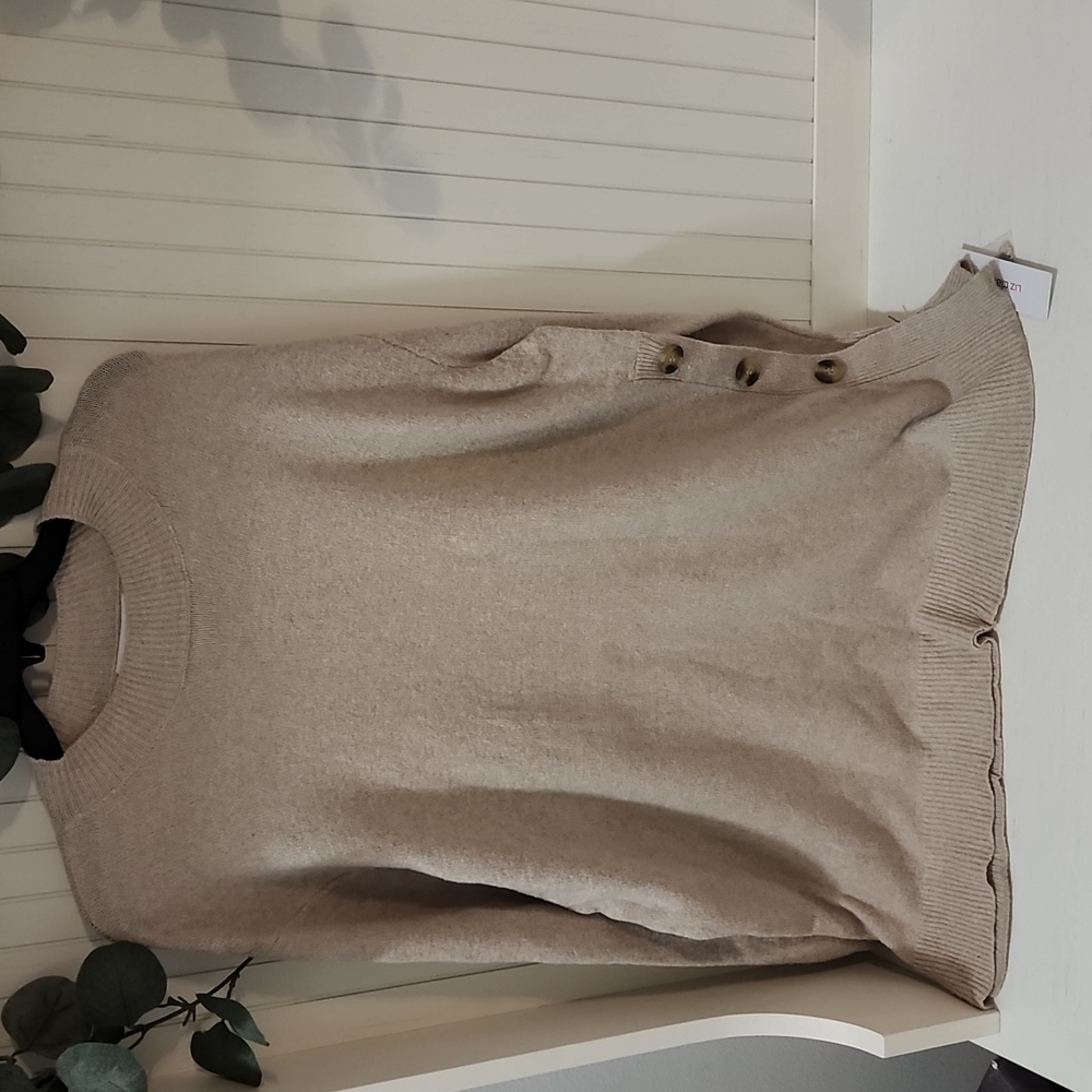 Long Sweater XXL tan